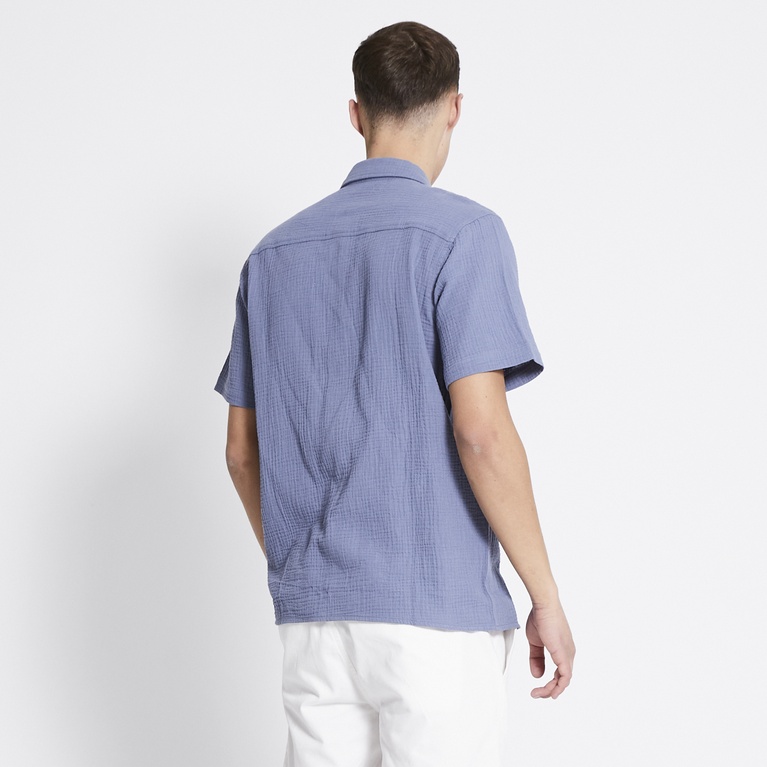 Kurzarmhemd "Isak Muslin"